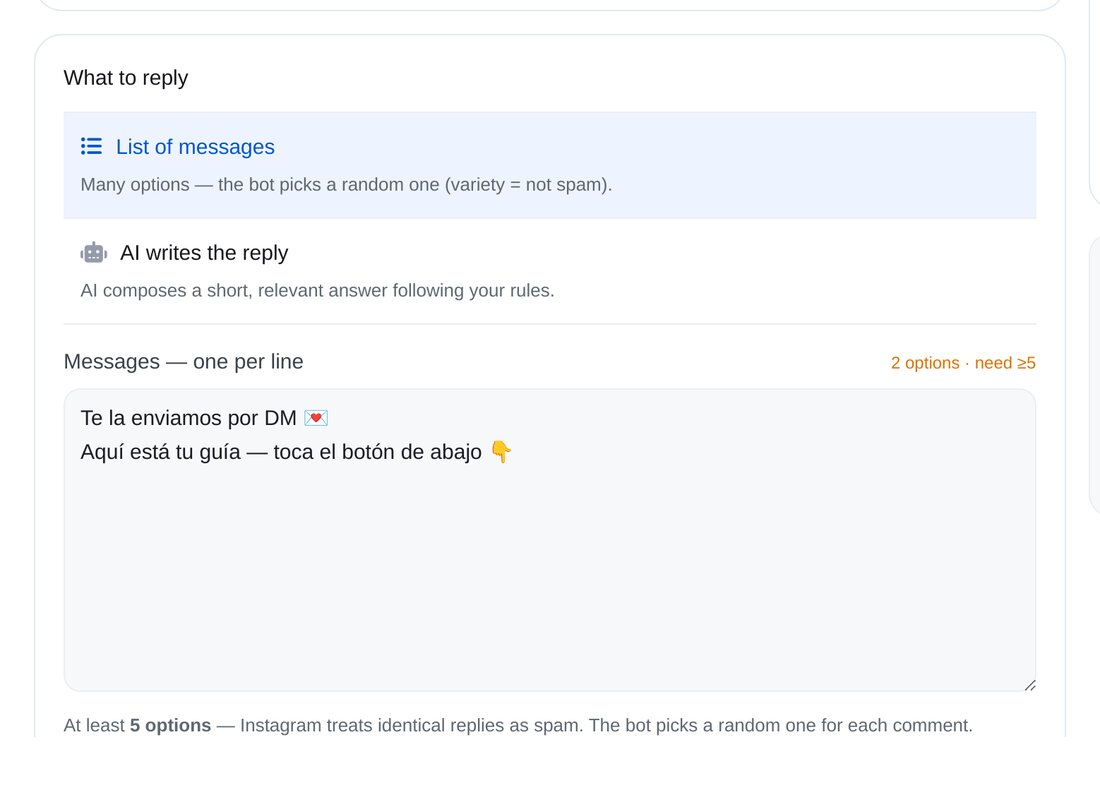 Selección de respuestas en ETOCHATBOT