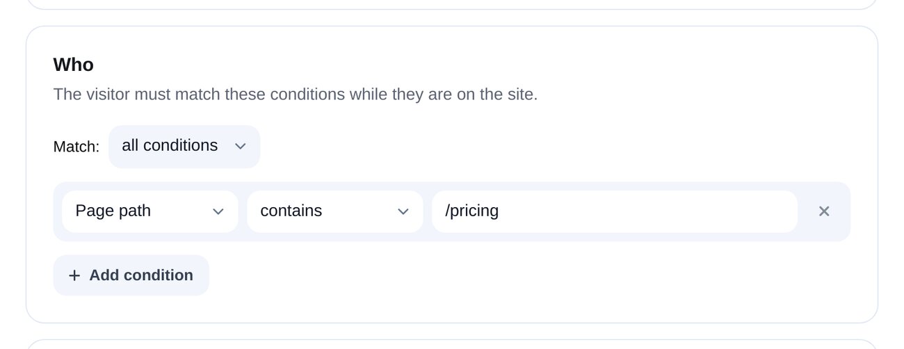 Who to message — the setup screen in ETOCHATBOT